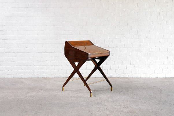 Mid-Century Mahogany Bar Cabinet by Osvaldo Borsani, Italy, 1950s-WUY-1065133