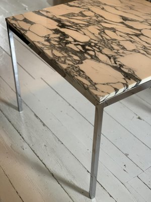 Mid-Century Marble and Chrome Dining Table by Florence Knoll Bassett for Knoll Inc. / Knoll International-JAG-837322