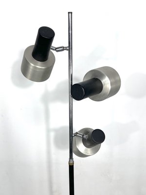 Mid-Century Marble and Metal 3-Arm Floor Lamp, Italy, 1960s-OT-1397642