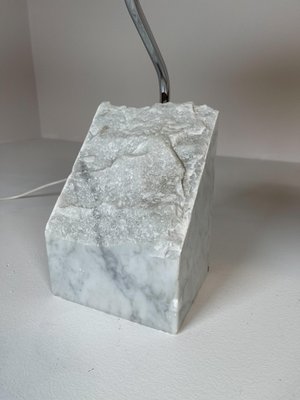 Mid-Century Marble and Steel Table Lamps from Bergboms, 1970s, Sweden, Set of 2-UYK-1151602