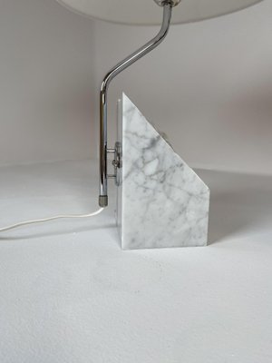 Mid-Century Marble and Steel Table Lamps from Bergboms, 1970s, Sweden, Set of 2-UYK-1151602