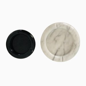 Mid-Century Marble Ashtrays, Set of 2-OLY-824078