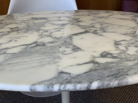 Mid-Century Marble Coffee Table by Eero Saarinen for Knoll International, 1960s-JAG-1338323