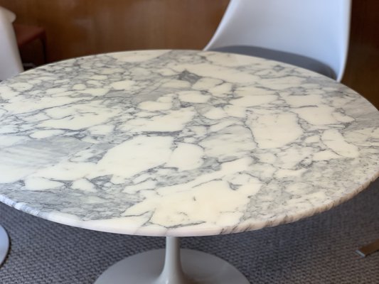 Mid-Century Marble Coffee Table by Eero Saarinen for Knoll International, 1960s-JAG-1338323