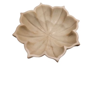 Mid Century Marble Flower Centerpiece Sculpture-TCS-1816814