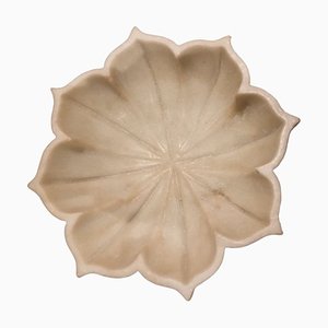 Mid Century Marble Flower Centerpiece Sculpture-TCS-1816814