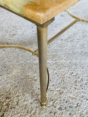 Mid-Century Marble & Onyx Coffee Table, 1960s or 1970s-OJT-1048737