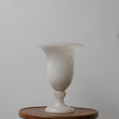 Mid-Century Marble or Alabaster Table Lamp Urn-JRP-996746