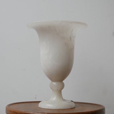 Mid-Century Marble or Alabaster Table Lamp Urn-JRP-996746