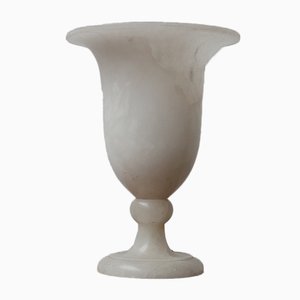 Mid-Century Marble or Alabaster Table Lamp Urn-JRP-996746