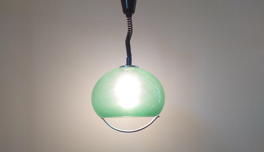 Mid-Century Meblo Pendant Lamp by Harvey Guzzini, Italy, 1970s