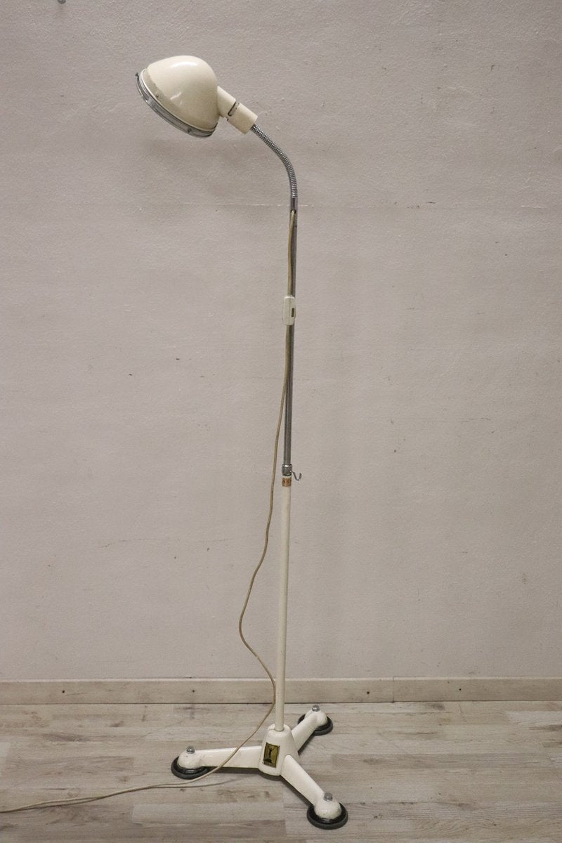 Mid-Century Medical Adjustable Floor Lamp from Hanau, 1950s