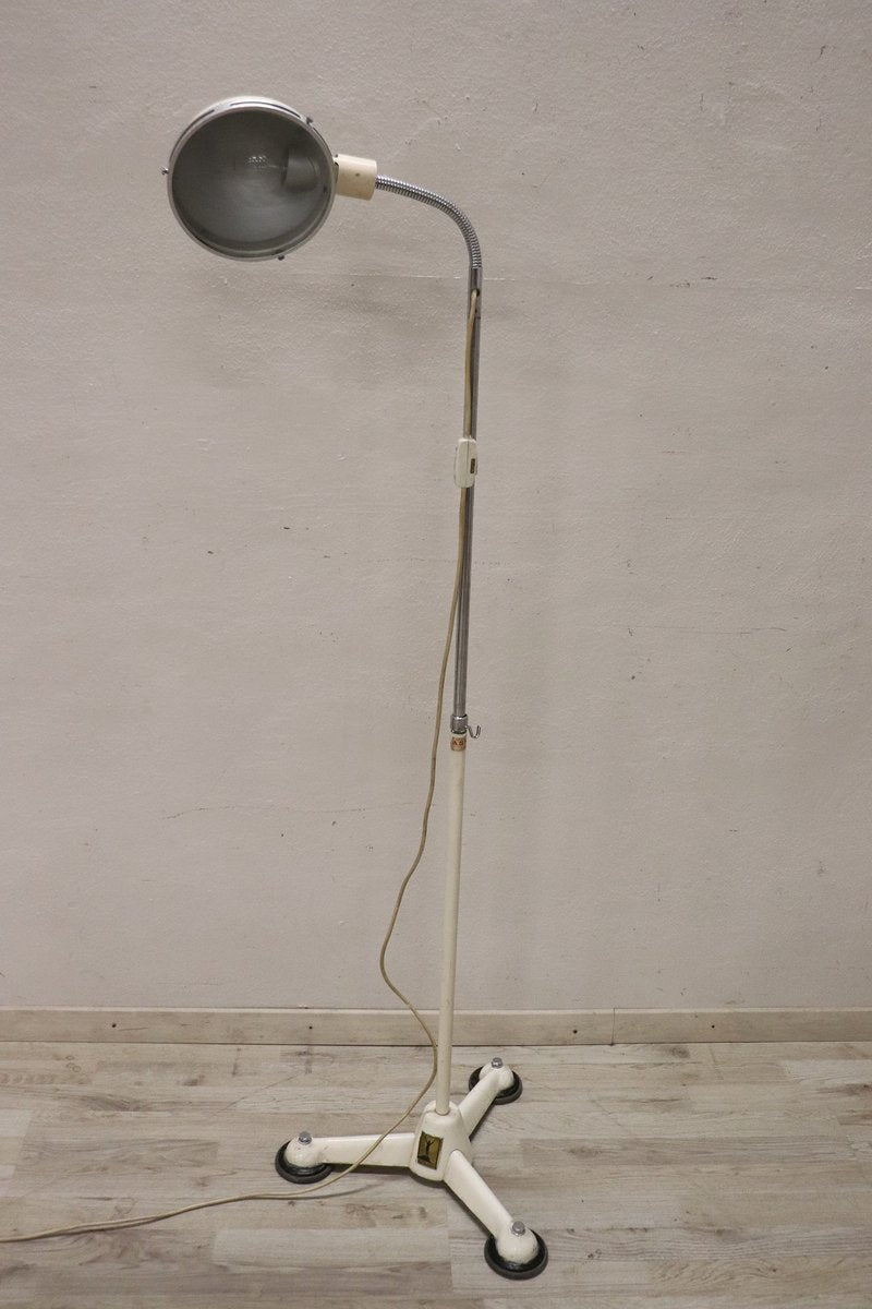 Mid-Century Medical Adjustable Floor Lamp from Hanau, 1950s