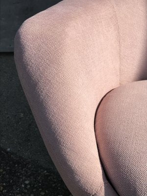 Mid-Century Metal and Velvet Swivel Chair, 1960s-OXJ-730072