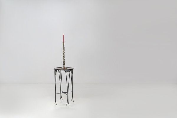 Mid-Century Metal Candleholder, 1920s-YSY-1317144