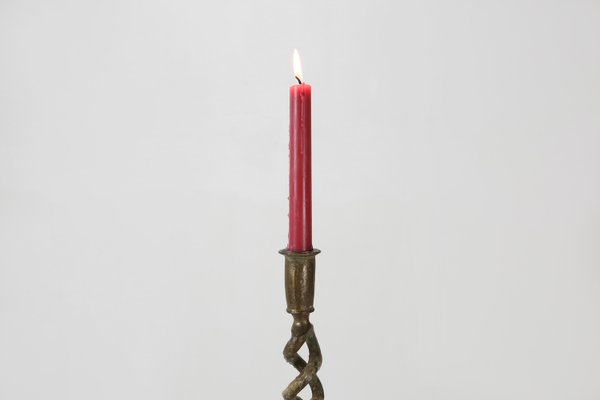 Mid-Century Metal Candleholder, 1920s-YSY-1317144