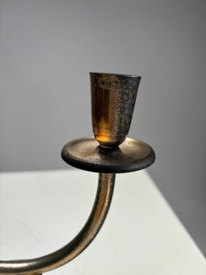 Mid-Century Metal Candleholder by Gio Ponti, Italy, 1950s-KKZ-2031904