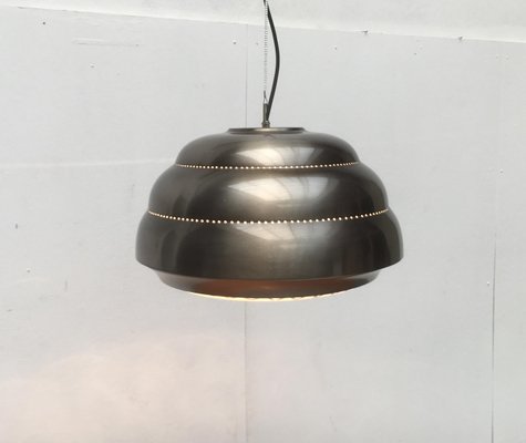 Mid-Century Metal & Glass Pendant Lamp-UAH-878806