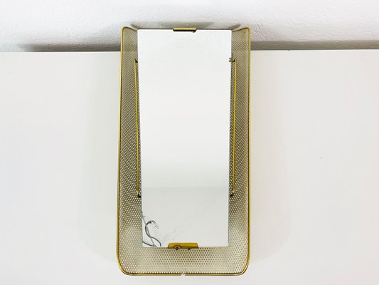 Mid-Century Metal Illuminated Mirror from Stilnovo, Italy, 1960s-PUK-783142