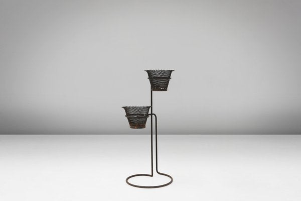 Mid-Century Metal Plant Rack by Mathieu Matégot, France, 1950s-YSY-1761505