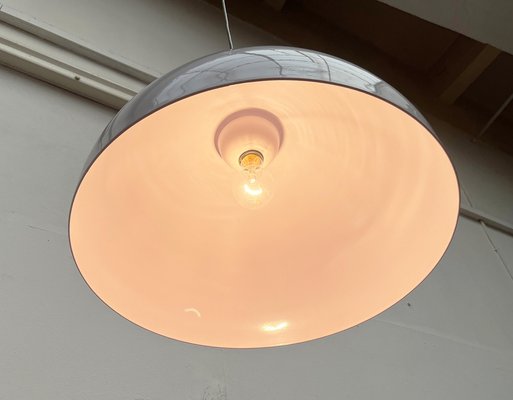 Mid-Century Metal Sonora Pendant Lamp by Vico Magistretti for Oluce, 1970s-UAH-1731630