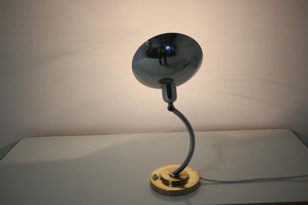 Mid-Century Metal Table Lamp, 1950s-TZ-828894