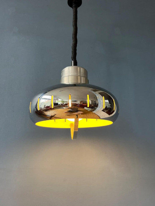 Mid-Century Metal Ufo Pendant Lamp from Herda