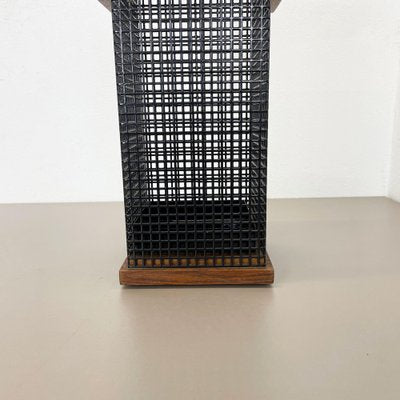 Mid-Century Metal Umbrella Stand in the Style of Josef Hoffmann, Austria, 1960s-QZ-1053178