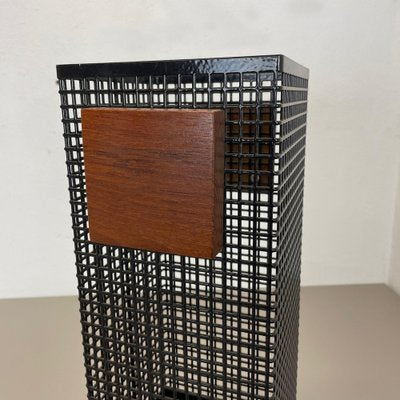 Mid-Century Metal Umbrella Stand in the Style of Josef Hoffmann, Austria, 1960s-QZ-1053178