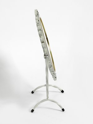 Mid-Century Metal White Metal Swivel Table Mirror, 1950s-RR-727670