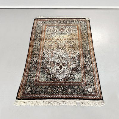 Mid-Century Middle Eastern Modern Rug in Beige & Black Fabric, 1950s-GDD-1372913