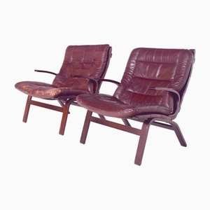 Mid-Century Miljo Range Armchairs from Farstrup Møbler, Denmark, 1960s, Set of 2-XWB-1813856