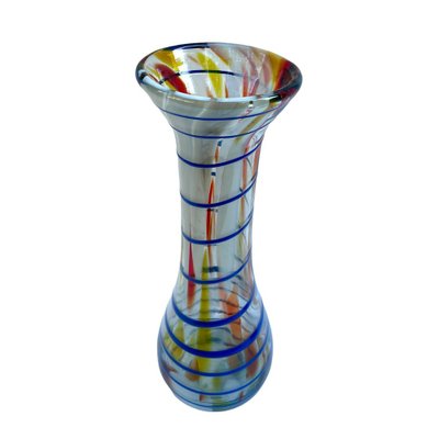 Mid-Century Millefiori Glass Vase, Poland, 1960s-FSD-1366912