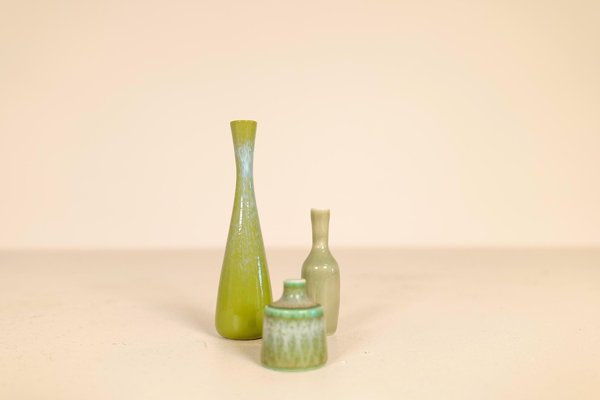 Mid-Century Miniatures Ceramic Vases by Gunnar Nylund for Rörstrand, Sweden, Set of 5-UYK-1137601