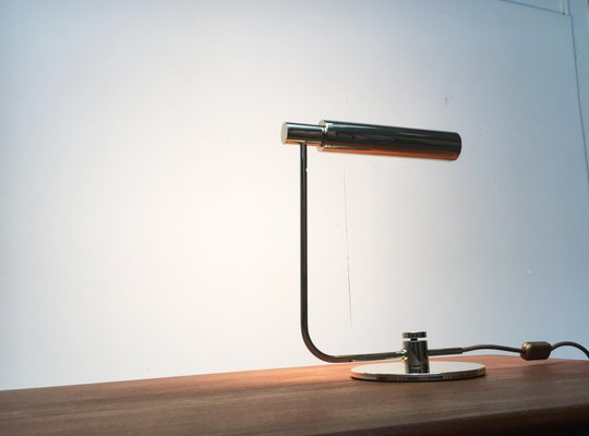 Mid-Century Minimalist Brass Table Lamp by Rosemarie & Rico Baltensweiler for Baltensweiler-UAH-848022