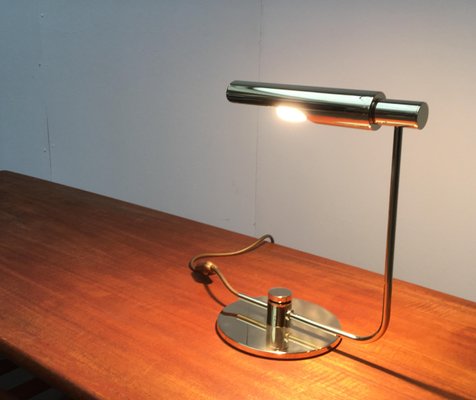 Mid-Century Minimalist Brass Table Lamp by Rosemarie & Rico Baltensweiler for Baltensweiler-UAH-848022