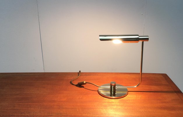 Mid-Century Minimalist Brass Table Lamp by Rosemarie & Rico Baltensweiler for Baltensweiler-UAH-848022