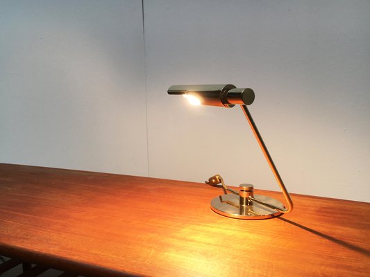 Mid-Century Minimalist Brass Table Lamp by Rosemarie & Rico Baltensweiler for Baltensweiler-UAH-848022