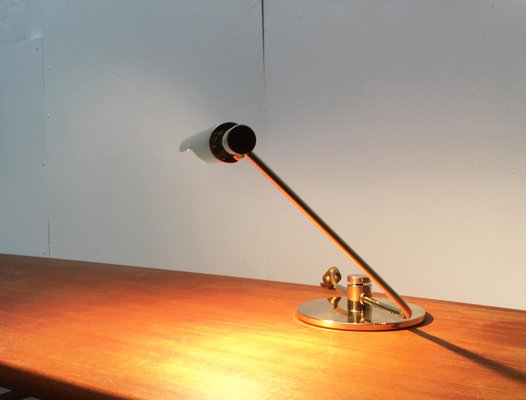 Mid-Century Minimalist Brass Table Lamp by Rosemarie & Rico Baltensweiler for Baltensweiler-UAH-848022