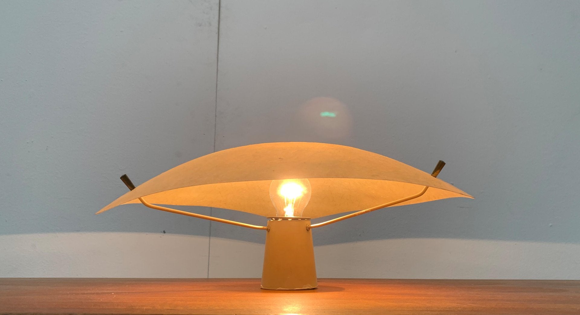 Mid-Century Minimalist Fiberglass Ceiling Lamp, 1960s