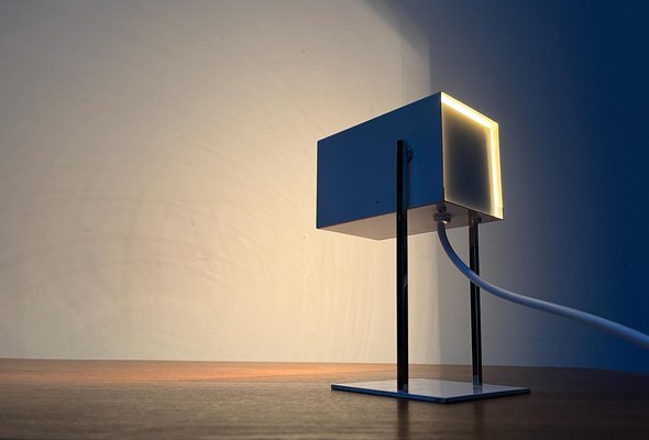 Mid-Century Minimalist German Cube Table Lamp from Kaiser Idell Leuchten, 1960s-UAH-1821318