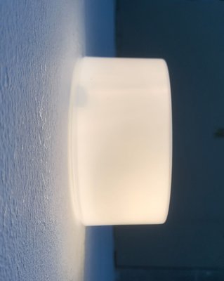 Mid-Century Minimalist Glass Ceiling or Wall Lamp, 1960s-UAH-1115369