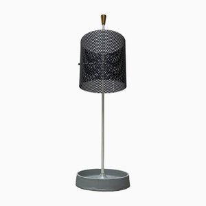 Mid-Century Minimalist Perforated Steel Umbrella Stand, 1960s-UAH-1313372