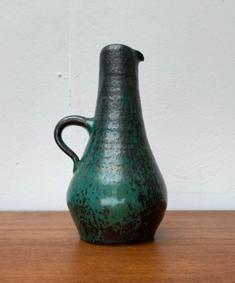 Mid-Century Minimalist Studio Pottery Carafe Vase by Helma Klett for Kunsttöpferei Klett, 1960s-UAH-1540338