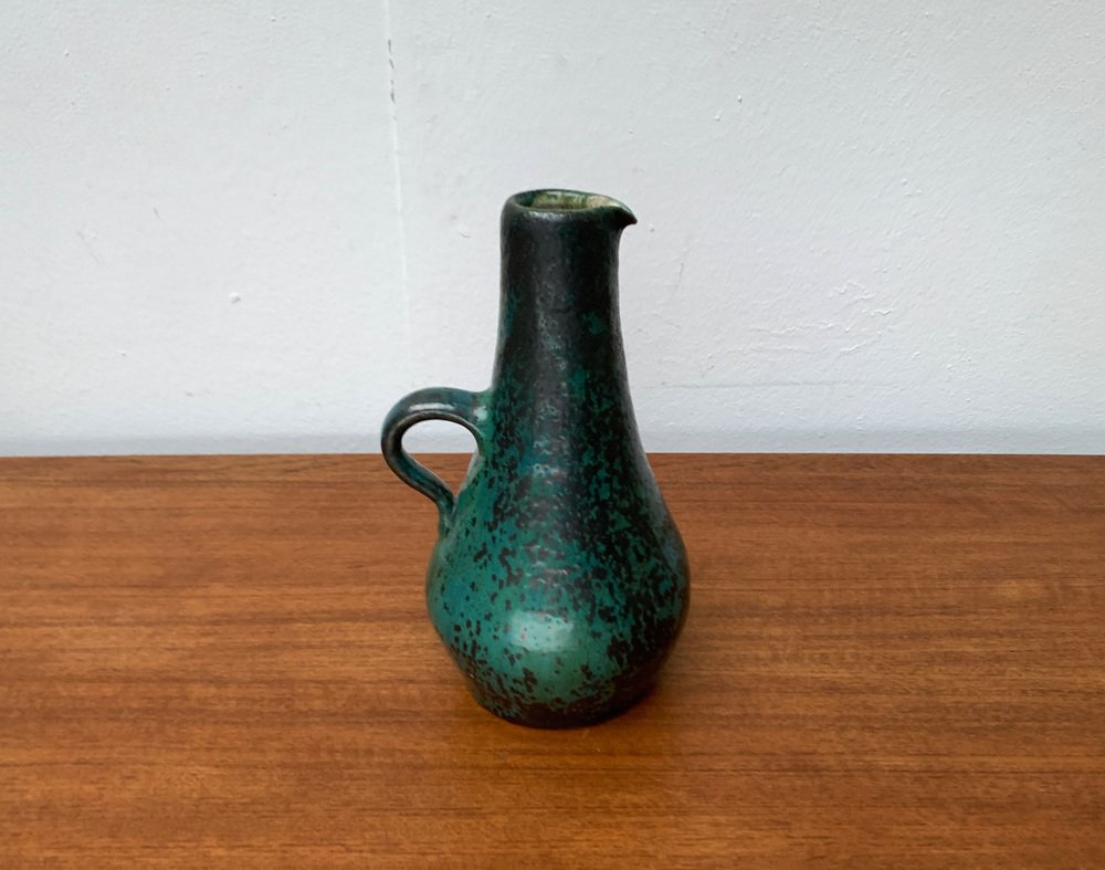 Mid-Century Minimalist Studio Pottery Carafe Vase by Helma Klett for Kunsttöpferei Klett, 1960s