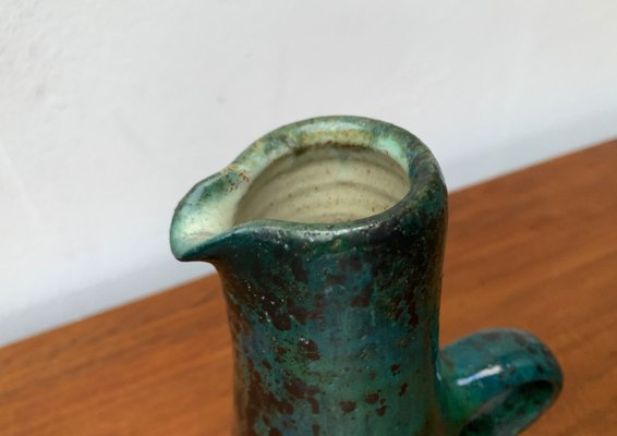 Mid-Century Minimalist Studio Pottery Carafe Vase by Helma Klett for Kunsttöpferei Klett, 1960s-UAH-1540338