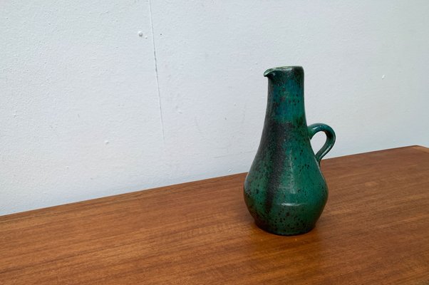 Mid-Century Minimalist Studio Pottery Carafe Vase by Helma Klett for Kunsttöpferei Klett, 1960s-UAH-1540338