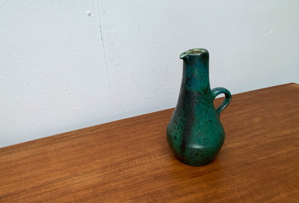 Mid-Century Minimalist Studio Pottery Carafe Vase by Helma Klett for Kunsttöpferei Klett, 1960s