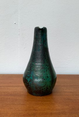 Mid-Century Minimalist Studio Pottery Carafe Vase by Helma Klett for Kunsttöpferei Klett, 1960s-UAH-1540338