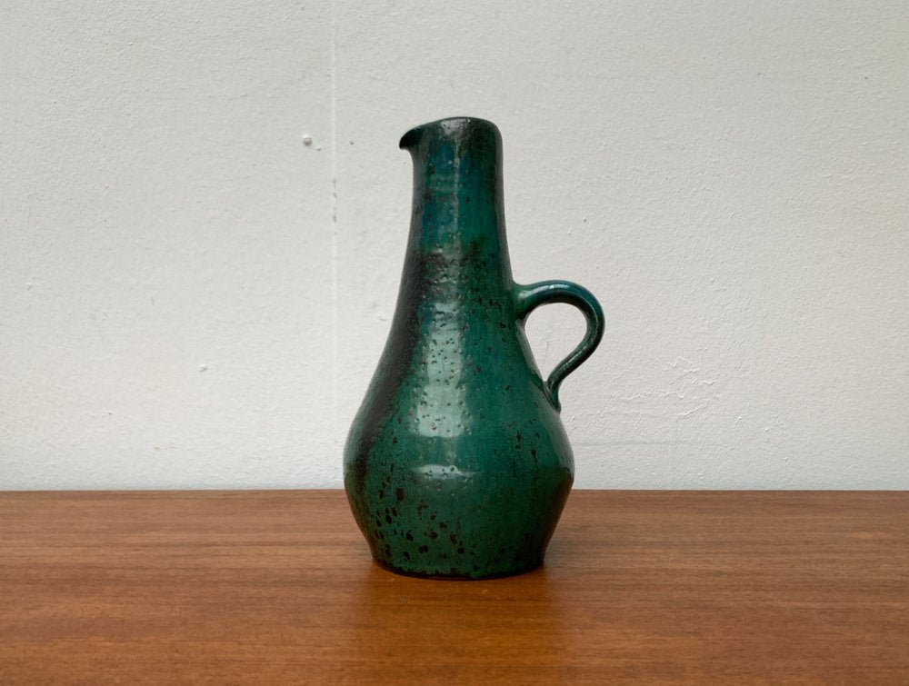 Mid-Century Minimalist Studio Pottery Carafe Vase by Helma Klett for Kunsttöpferei Klett, 1960s